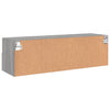 TV-seinäkaappi harmaa Sonoma 100x30x30 cm tekninen puu