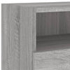TV-seinäkaappi harmaa Sonoma 100x30x30 cm tekninen puu