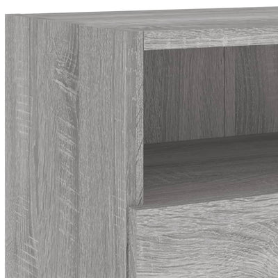 TV-seinäkaappi harmaa Sonoma 100x30x30 cm tekninen puu