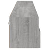 TV-seinäkaapit 2 kpl harmaa Sonoma 100x30x30 cm tekninen puu
