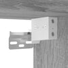 TV-seinäkaapit 2 kpl harmaa Sonoma 100x30x30 cm tekninen puu