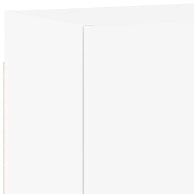 Valkoinen tv-seinäkaapit Proca 40,5x30x40cm (2 kpl puinen)