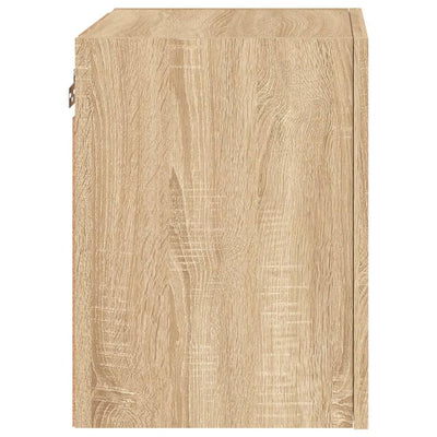 TV-seinäkaapit 2 kpl Sonoma-tammi 40,5x30x40 cm tekninen puu
