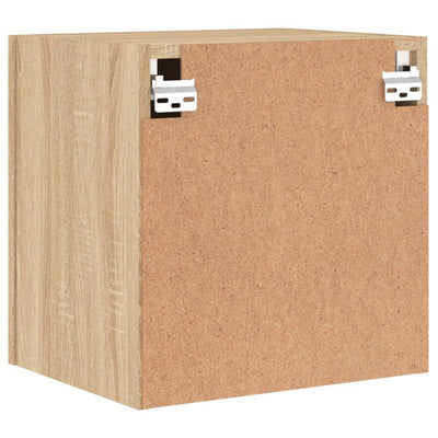 TV-seinäkaapit 2 kpl Sonoma-tammi 40,5x30x40 cm tekninen puu