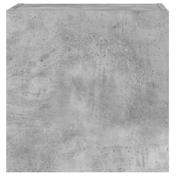 TV-seinäkaapit betoninharmaa 40,5x30x40 cm tekninen puu