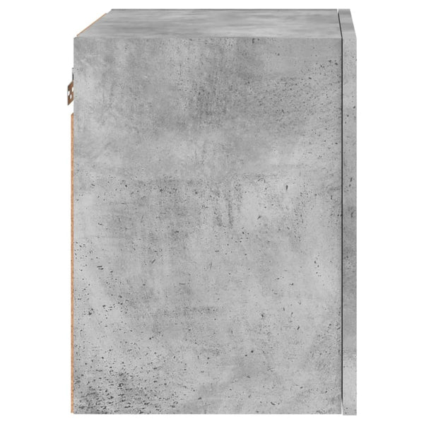 TV-seinäkaapit betoninharmaa 40,5x30x40 cm tekninen puu