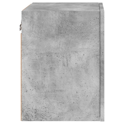 TV-seinäkaapit 2 kpl betoninharmaa 40,5x30x40 cm tekninen puu