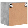 TV-seinäkaapit 2 kpl betoninharmaa 40,5x30x40 cm tekninen puu