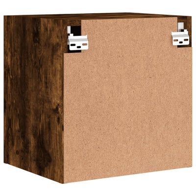 TV-seinäkaappi 2 kpl savutammi 40,5x30x40 cm tekninen puu