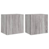 TV-seinäkaapit 2 kpl harmaa Sonoma 40,5x30x40 cm tekninen puu