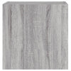 TV-seinäkaapit 2 kpl harmaa Sonoma 40,5x30x40 cm tekninen puu