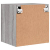 TV-seinäkaapit 2 kpl harmaa Sonoma 40,5x30x40 cm tekninen puu