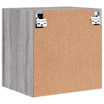 TV-seinäkaapit 2 kpl harmaa Sonoma 40,5x30x40 cm tekninen puu
