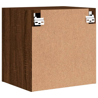 TV-seinäkaapit 2 kpl ruskea tammi 40,5x30x40 cm tekninen puu