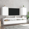 TV-seinäkaapit 2 kpl valkoinen 40,5x30x60 cm tekninen puu