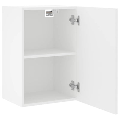 TV-seinäkaapit 2 kpl valkoinen 40,5x30x60 cm tekninen puu