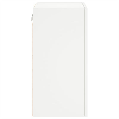TV-seinäkaapit 2 kpl valkoinen 40,5x30x60 cm tekninen puu