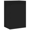 TV-seinäkaapit 2 kpl musta 40,5x30x60 cm tekninen puu