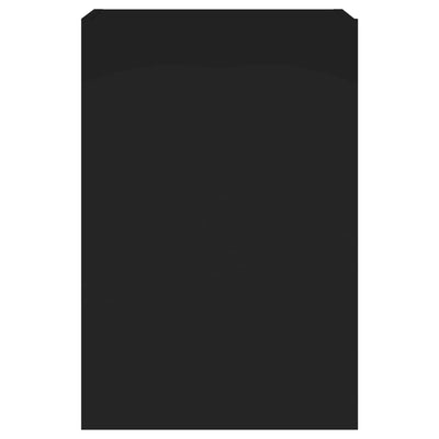 TV-seinäkaapit 2 kpl musta 40,5x30x60 cm tekninen puu