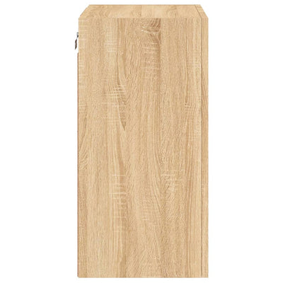TV-seinäkaapit 2 kpl Sonoma-tammi 40,5x30x60 cm tekninen puu