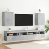 TV-seinäkaapit betoninharmaa 40,5x30x60 cm tekninen puu