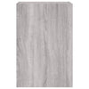 TV-seinäkaapit 2 kpl harmaa Sonoma 40,5x30x60 cm tekninen puu