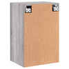 TV-seinäkaapit 2 kpl harmaa Sonoma 40,5x30x60 cm tekninen puu