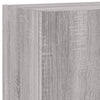 TV-seinäkaapit 2 kpl harmaa Sonoma 40,5x30x60 cm tekninen puu
