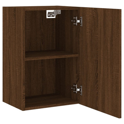 TV-seinäkaapit 2 kpl ruskea tammi 40,5x30x60 cm tekninen puu
