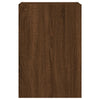 TV-seinäkaapit 2 kpl ruskea tammi 40,5x30x60 cm tekninen puu