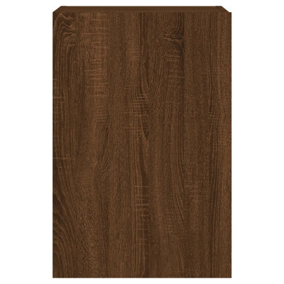 TV-seinäkaapit 2 kpl ruskea tammi 40,5x30x60 cm tekninen puu