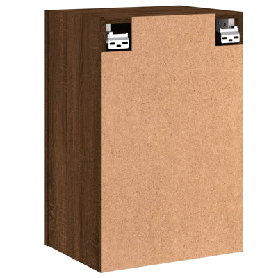 TV-seinäkaapit 2 kpl ruskea tammi 40,5x30x60 cm tekninen puu
