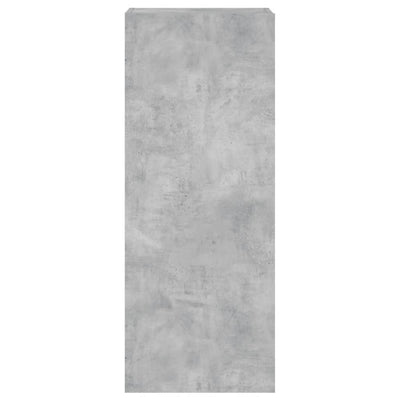 TV-seinäkaappi betoninharmaa 40,5x30x102 cm tekninen puu