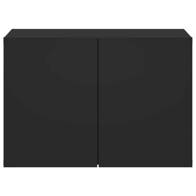 TV-kaappi seinäkiinnitettävä musta 60x30x41 cm