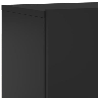 TV-kaappi seinäkiinnitettävä musta 60x30x41 cm