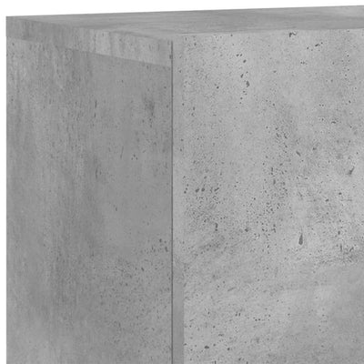 TV-kaappi seinäkiinnitettävä betoninharmaa 80x30x41 cm
