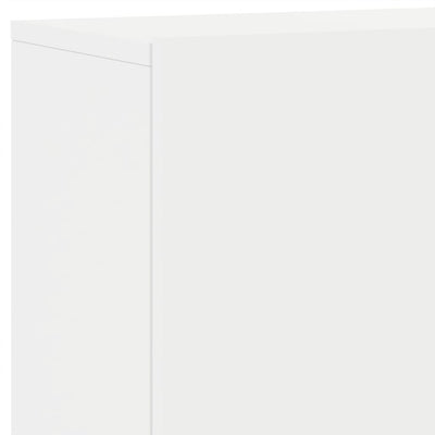 TV-kaappi seinäkiinnitettävä valkoinen 100x30x41 cm