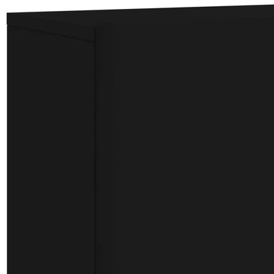 TV-kaappi seinäkiinnitettävä musta 100x30x41 cm