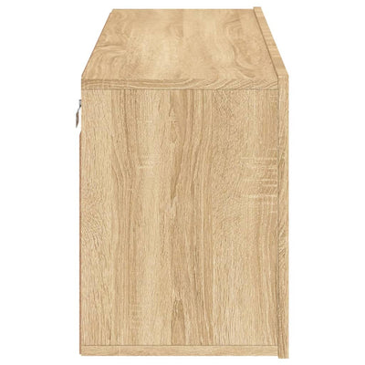 Sonoma-tammi tv-kaappi seinäkiinnitettävä Kincsnicom 100x30x41cm