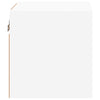 TV-seinäkaapit LED-valoilla 2 kpl valkoinen 30x28,5x30 cm