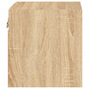 TV-seinäkaapit LED-valoilla 2 kpl Sonoma-tammi 30x28,5x30 cm