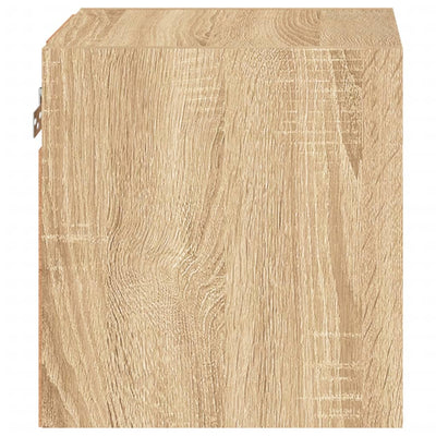 TV-seinäkaapit LED-valoilla 2 kpl Sonoma-tammi 30x28,5x30 cm