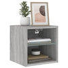 TV-seinäkaappi LED-valoilla harmaa Sonoma 30x28,5x30 cm