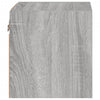 TV-seinäkaappi LED-valoilla harmaa Sonoma 30x28,5x30 cm
