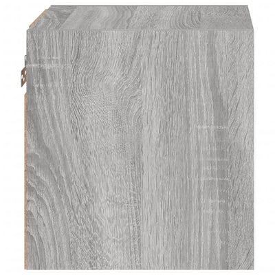 TV-seinäkaappi LED-valoilla harmaa Sonoma 30x28,5x30 cm