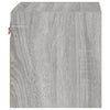 TV-seinäkaapit LED-valoilla 2 kpl harmaa Sonoma 30x28,5x30 cm