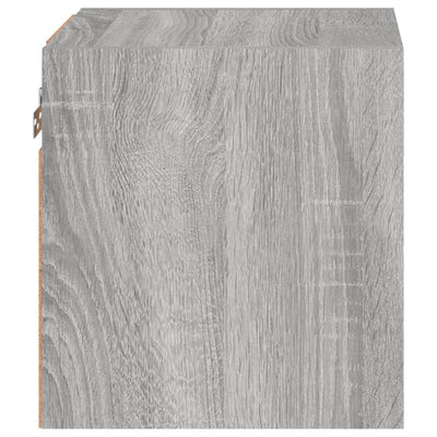 TV-seinäkaapit LED-valoilla 2 kpl harmaa Sonoma 30x28,5x30 cm