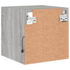 TV-seinäkaapit LED-valoilla 2 kpl harmaa Sonoma 30x28,5x30 cm