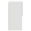 TV-kaappi LED-valoilla valkoinen 30,5x30x60 cm