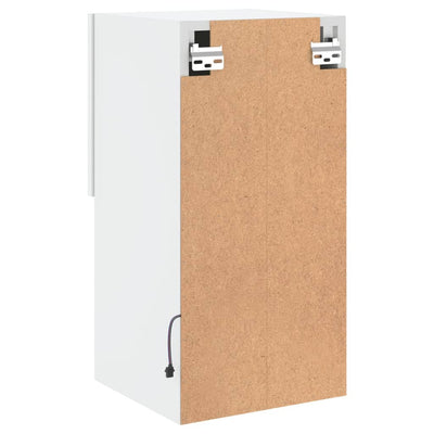 TV-kaapit LED-valoilla 2 kpl valkoinen 30,5x30x60 cm